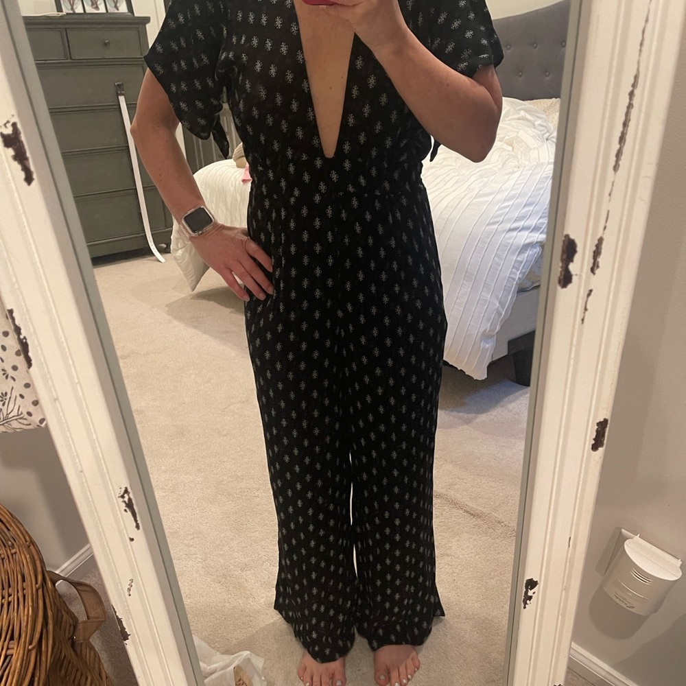 Jump Suit . Black